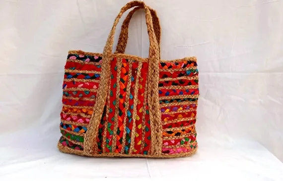 Country Charm Jute Bag
