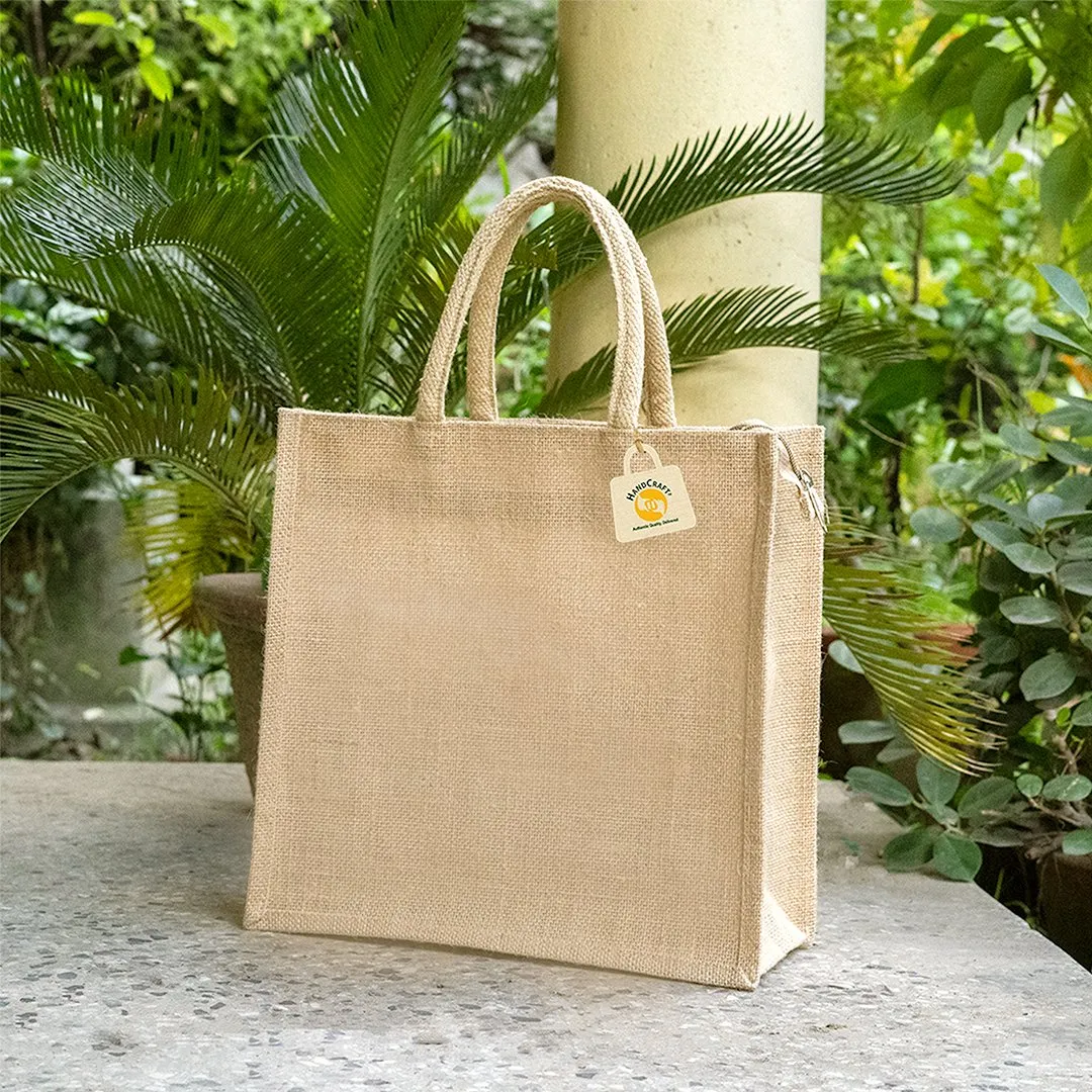 Minimal Look Jute Bag