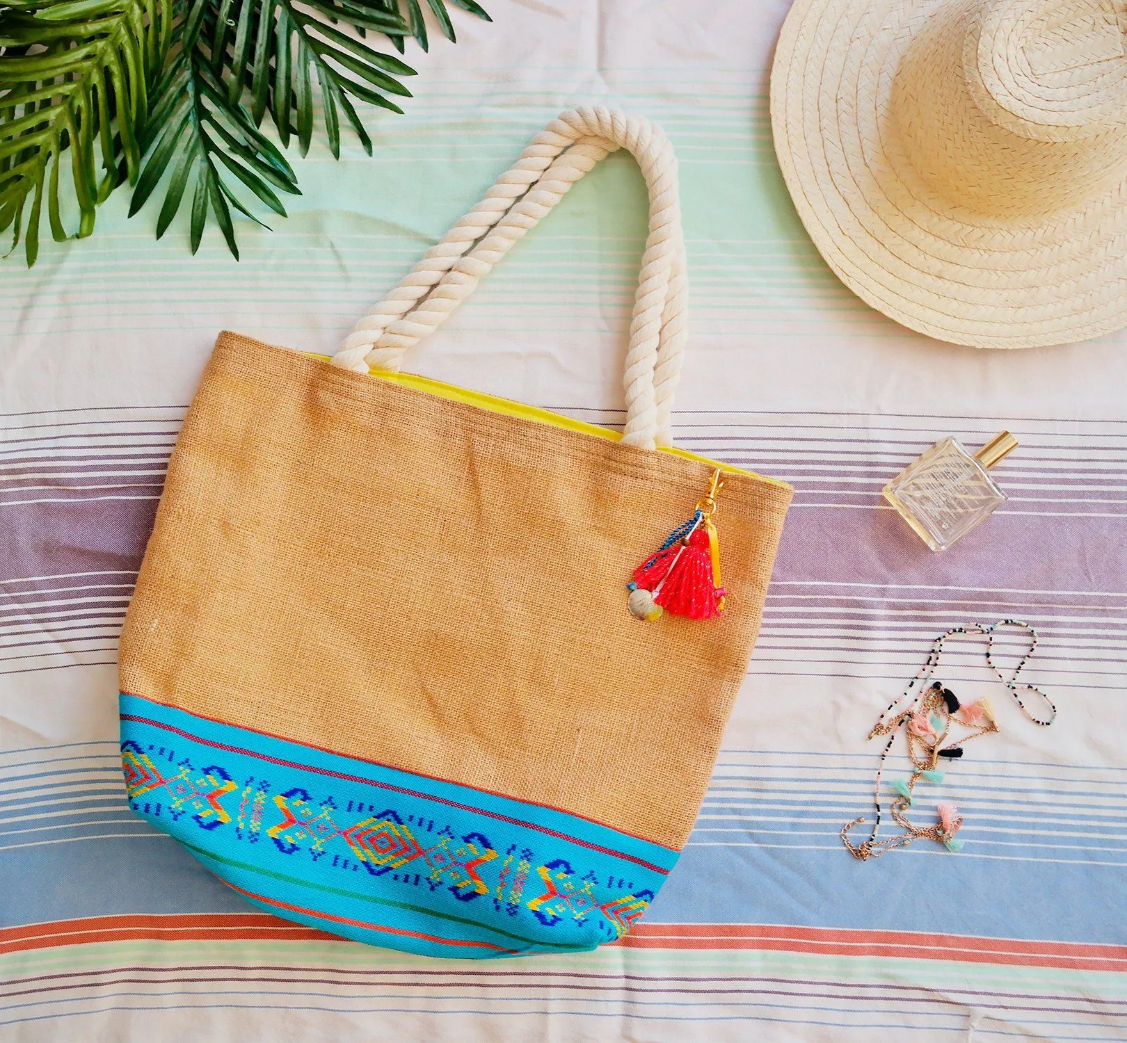 Tropical Beach Tote